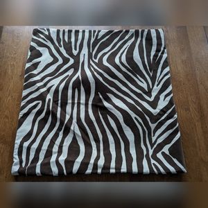 vintage ZEBRA print pillow sham